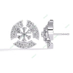 Load image into Gallery viewer, Round Designer Studs Earring STDE1403