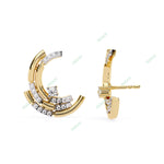Load image into Gallery viewer, Round Designer Studs Earring STDE1410
