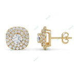 Load image into Gallery viewer, Double Halo Stud Earring STDO025