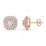 Load image into Gallery viewer, Double Halo Stud Earring STDO025