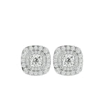 Load image into Gallery viewer, Double Halo Stud Earring STDO038