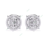 Load image into Gallery viewer, Round Double Halo Studs Earring STDO1384