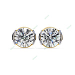Load image into Gallery viewer, Bezel Stud Earring STFA1334