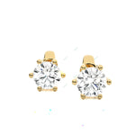 Load image into Gallery viewer, Five Prong Stud Earring STFI012