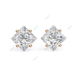 Load image into Gallery viewer, Princess Four Prong Studs Earring STFO1318