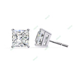 Load image into Gallery viewer, Princess Four Prong Studs Earring STFO1323