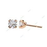 Load image into Gallery viewer, Round Four Prong Studs Earring STFO1327