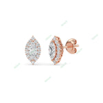 Load image into Gallery viewer, Halo Stud Earring STHA020