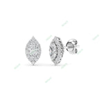 Load image into Gallery viewer, Halo Stud Earring STHA020
