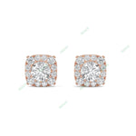 Load image into Gallery viewer, Halo Stud Earring STHA024