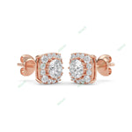 Load image into Gallery viewer, Halo Stud Earring STHA024