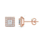 Load image into Gallery viewer, Halo Stud Earring STHA028