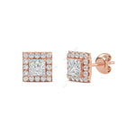 Load image into Gallery viewer, Halo Stud Earring STHA028