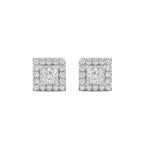 Load image into Gallery viewer, Halo Stud Earring STHA028