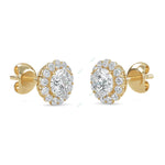 Load image into Gallery viewer, Halo Stud Earring STHA029