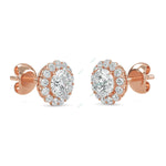 Load image into Gallery viewer, Halo Stud Earring STHA029
