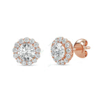 Load image into Gallery viewer, Halo Stud Earring STHA029