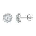 Load image into Gallery viewer, Halo Stud Earring STHA029