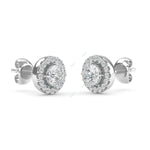 Load image into Gallery viewer, Halo Stud Earring STHA030