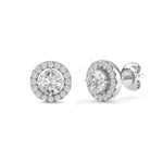 Load image into Gallery viewer, Halo Stud Earring STHA030