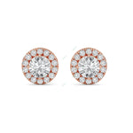 Load image into Gallery viewer, Halo Stud Earring STHA031