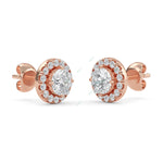 Load image into Gallery viewer, Halo Stud Earring STHA031