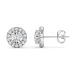 Load image into Gallery viewer, Halo Stud Earring STHA031
