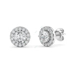 Load image into Gallery viewer, Halo Stud Earring STHA031
