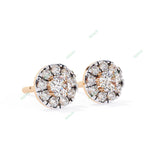 Load image into Gallery viewer, Round Halo Studs Earring STHA1337