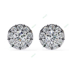 Load image into Gallery viewer, Round Halo Studs Earring STHA1337