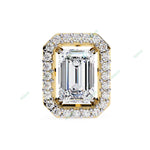 Load image into Gallery viewer, Emerald Halo Studs Earring STHA1339