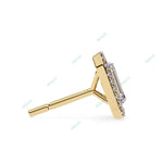 Load image into Gallery viewer, Emerald Halo Studs Earring STHA1339