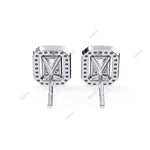 Load image into Gallery viewer, Emerald Halo Studs Earring STHA1339