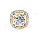 Load image into Gallery viewer, Cushion Halo Studs Earring STHA1340