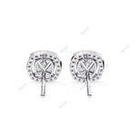 Load image into Gallery viewer, Cushion Halo Studs Earring STHA1340