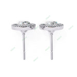 Load image into Gallery viewer, Pear Halo Studs Earring STHA1342
