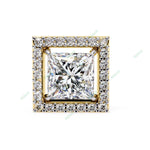 Load image into Gallery viewer, Princess Halo Studs Earring STHA1343