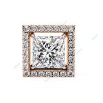 Load image into Gallery viewer, Princess Halo Studs Earring STHA1343