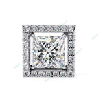 Load image into Gallery viewer, Princess Halo Studs Earring STHA1343