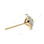 Load image into Gallery viewer, Round Halo Studs Earring STHA1344