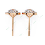 Load image into Gallery viewer, Round Halo Studs Earring STHA1344