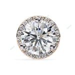 Load image into Gallery viewer, Round Halo Studs Earring STHA1347