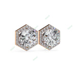 Load image into Gallery viewer, Halo Stud Earring STHA1358