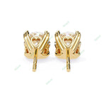 Load image into Gallery viewer, Round Heart Prong Studs Earring STHE1349