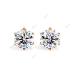 Load image into Gallery viewer, Round Six Prong Studs Earring STSI1320