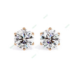 Load image into Gallery viewer, Round Six Prong Studs Earring STSI1320
