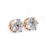 Load image into Gallery viewer, Round Six Prong Studs Earring STSI1348