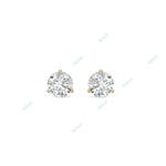 Load image into Gallery viewer, Three Prong Stud Earring STTH010