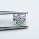 Load image into Gallery viewer, Square princess colorless lab grown diamond
