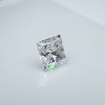 Load image into Gallery viewer, Square princess colorless lab grown diamond